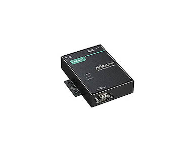 Moxa NPort P5150A-T - 1-port RS-232/422/485 device server, 10/100M Ethernet, DB9 male, PoE, -40~75  Degree C, 1KV serial surge by MOXA